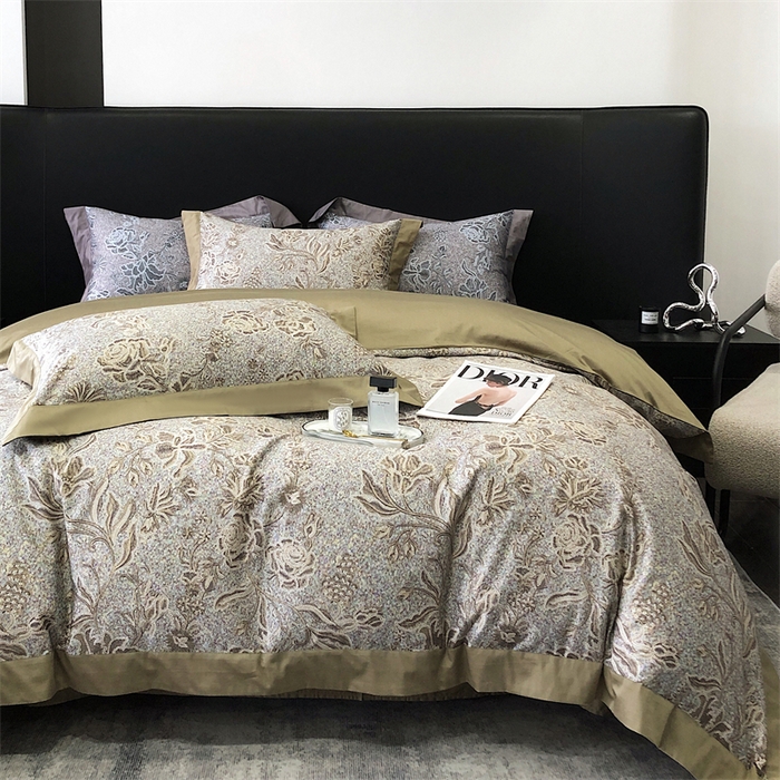 91家纺网 家纺一手货源 找家纺 鹿班家居 2024新款100支长绒棉系列——古堡印象 场景一（标准会员-20） 麦穗色