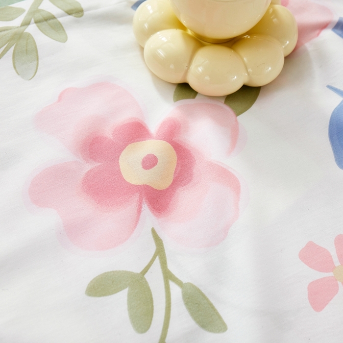 91家纺网 家纺一手货源 找家纺 名优家纺 2024新款13070全棉印花系列单品枕套 白兰朵