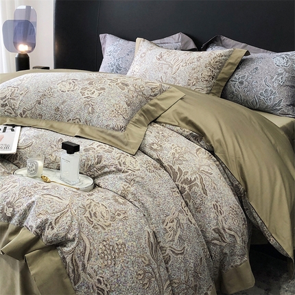 91家纺网 家纺一手货源 找家纺 （总）鹿班家居 2024新款100支长绒棉系列——古堡印象 场景一（标准会员-20）