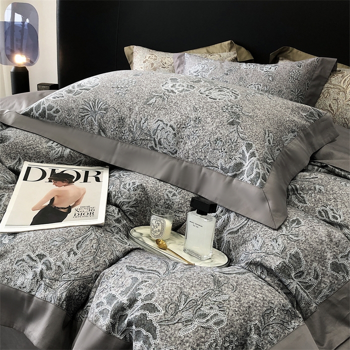 91家纺网 家纺一手货源 找家纺 鹿班家居 2024新款100支长绒棉系列——古堡印象 场景一（标准会员-20） 卡里布蓝