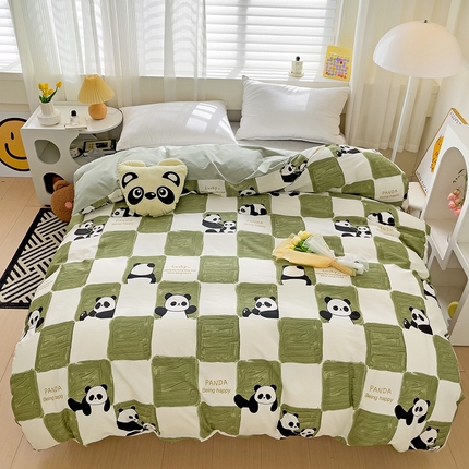 91家纺网 家纺一手货源 找家纺 （总）富馨莱 2024年新款13372纯棉小清新单被套