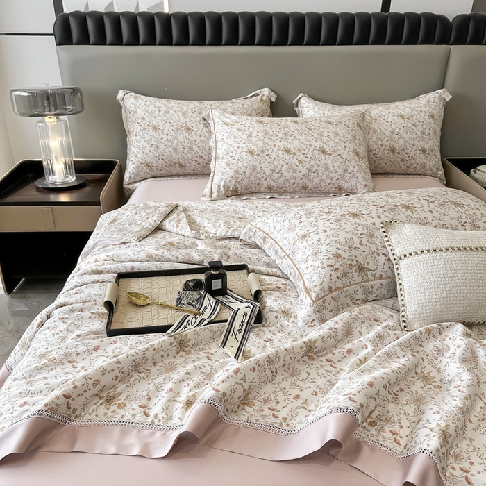 91家纺网 家纺一手货源 找家纺 娇逸家居 2024新款40天丝莫代尔镂空款夏凉被（第二批） 乐芙