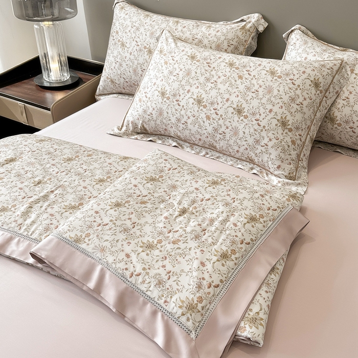 91家纺网 家纺一手货源 找家纺 娇逸家居 2024新款40天丝莫代尔镂空款夏凉被（第二批） 乐芙