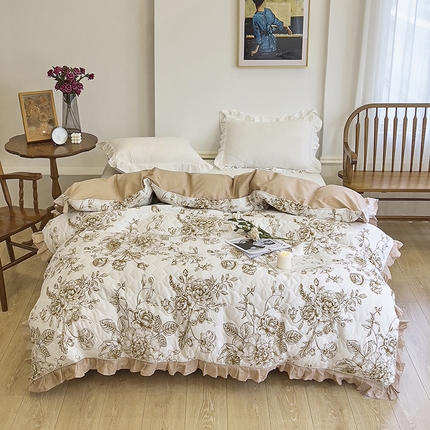 91家纺网 家纺一手货源 找家纺 （总）爱妮玖玖家纺 2023新款全棉40支集锦系列-花边被套汇总