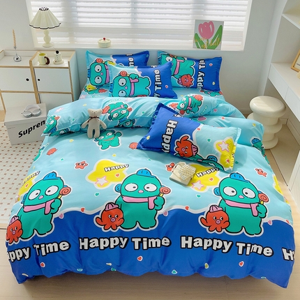 91家纺网 家纺一手货源 找家纺 （总）贝扬思家纺 2023新款亲肤棉美棉芦荟棉四件套（12月）