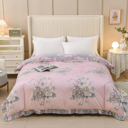 91家纺网 家纺一手货源 找家纺 （总）爱妮玖玖家纺 2023新款全棉40支集锦系列-花边被套汇总