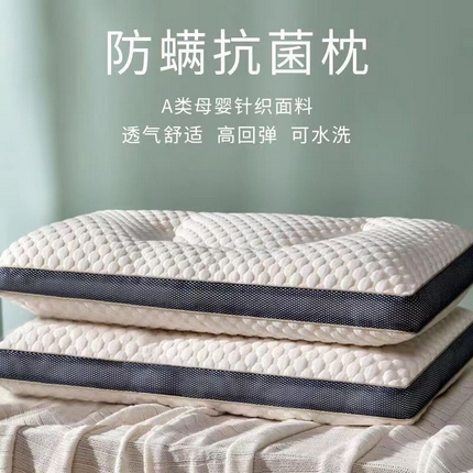 （总）亦帆枕芯 2024新款酒店枕芯护颈超柔软助睡眠水立方T型枕