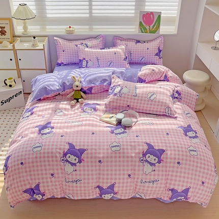 91家纺网 家纺一手货源 找家纺 （总）贝扬思家纺 2023新款亲肤棉美棉芦荟棉四件套（12月）