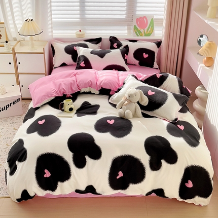 91家纺网 家纺一手货源 找家纺 （总）贝扬思家纺 2023新款亲肤棉美棉芦荟棉四件套（12月）