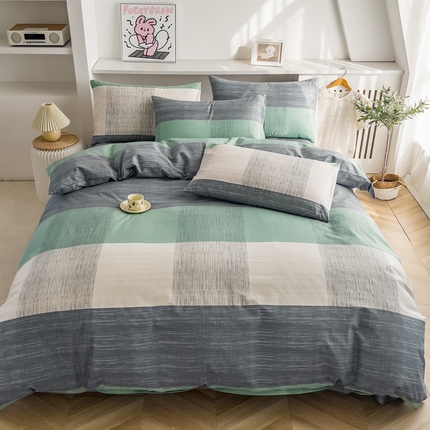 91家纺网 家纺一手货源 找家纺 （总）首爱 2025新款纯棉四件套斜纹印花四件套全棉四件套