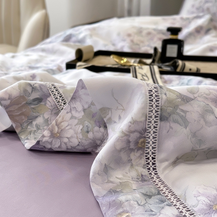 91家纺网 家纺一手货源 找家纺 娇逸家居 2024新款40天丝莫代尔镂空款夏凉被（第二批） 伯利兹-紫