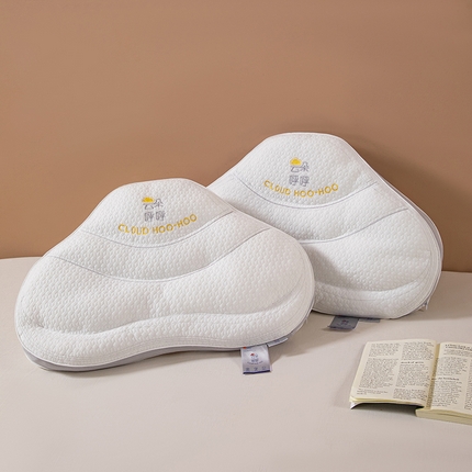 （总）织布人 2024新款枕芯超柔针织云朵呼吸枕儿童枕学生枕护颈定型枕头枕芯
