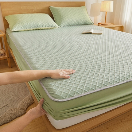 91家纺网 家纺一手货源 找家纺 （总）伊人坊 2024新款A类云感针织棉床笠