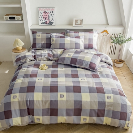 91家纺网 家纺一手货源 找家纺 （总）棉乐町家居 2025新款纯棉四件套斜纹印花四件套全棉四件套