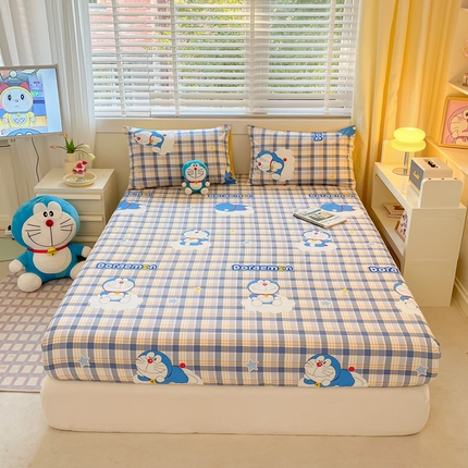 桃子家居 2024新款哆啦A梦叮当猫纯棉单品单床笠 单品-乐萌叮当
