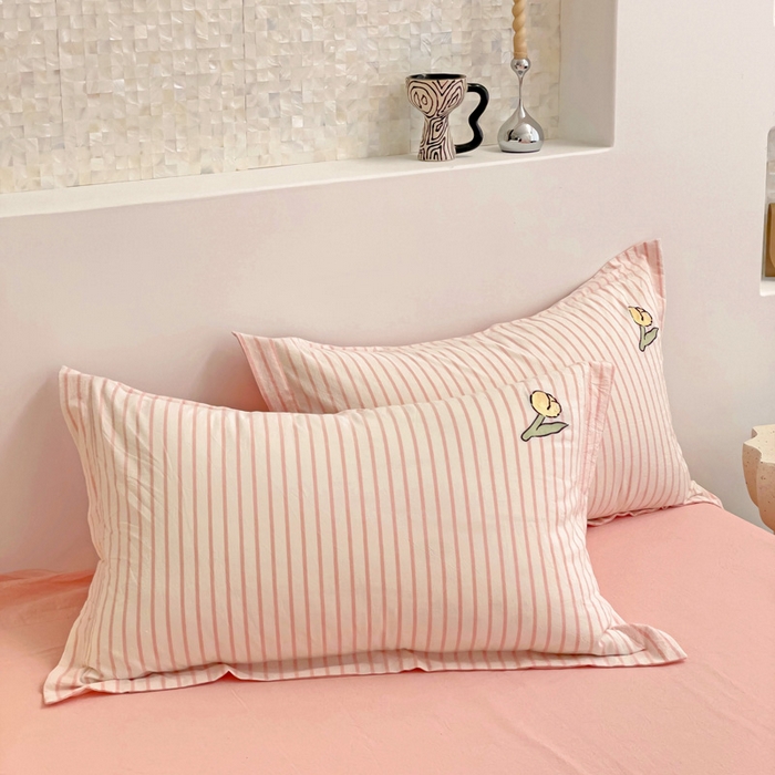 91家纺网 家纺一手货源 找家纺 （总）娜娜 2024新款全棉色织水洗棉套件