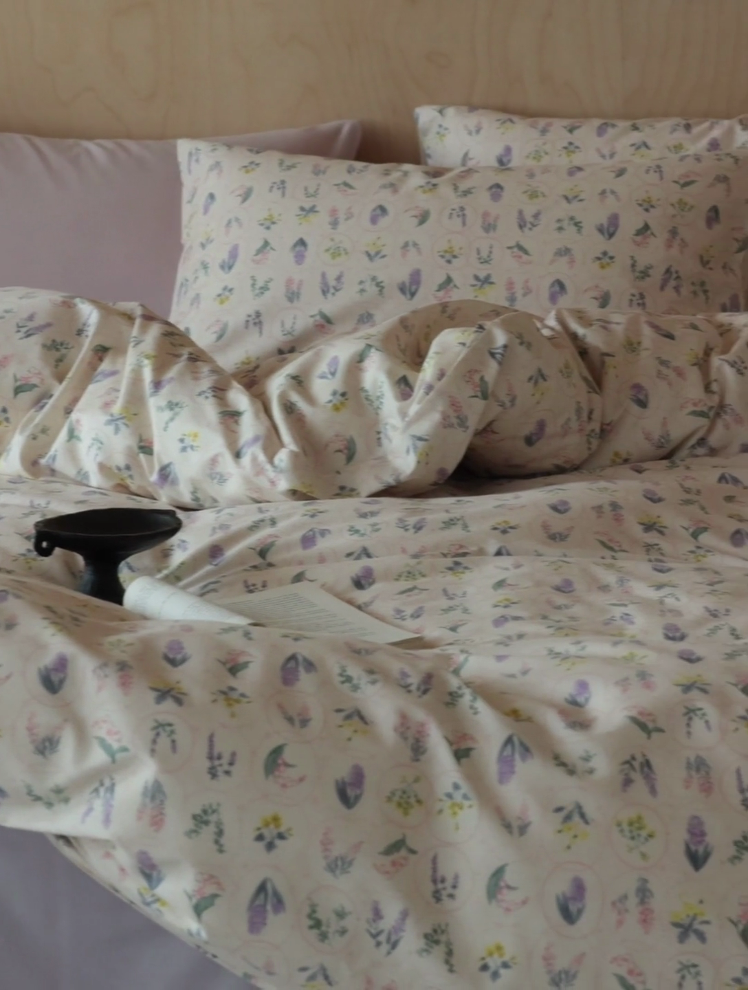 91家纺网 家纺一手货源 找家纺 2024春季新品全棉四件套 花卉系列 第一批 浅薇