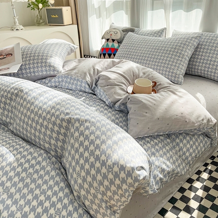 小懒猪 2024春夏新款北欧风13372全棉四件套-拍摄风格2 恩利尔-兰