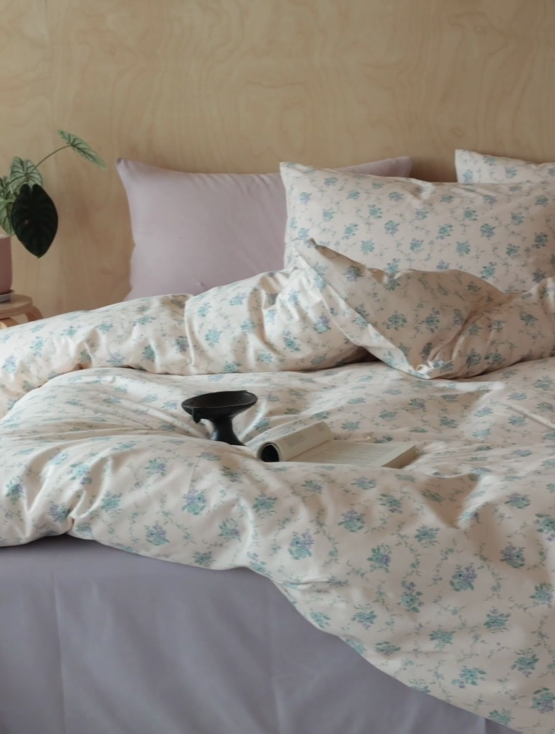 91家纺网 家纺一手货源 找家纺 2024春季新品全棉四件套 花卉系列 第一批 香雪兰