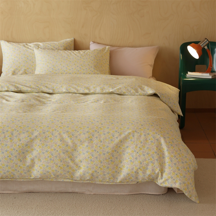 91家纺网 家纺一手货源 找家纺 2024春季新品全棉四件套 花卉系列 第一批 暖晴