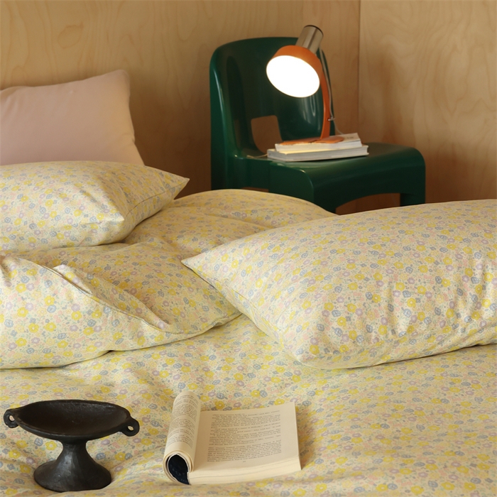 91家纺网 家纺一手货源 找家纺 2024春季新品全棉四件套 花卉系列 第一批 暖晴