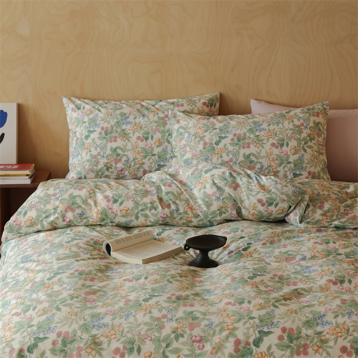 91家纺网 家纺一手货源 找家纺 棉眠 2024春季新品全棉四件套 花卉系列 第二批 宾果潇潇