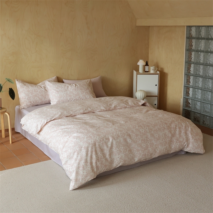 91家纺网 家纺一手货源 找家纺 棉眠 2024春季新品全棉四件套 花卉系列 第二批 森物语