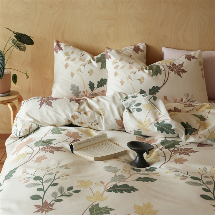 91家纺网 家纺一手货源 找家纺 2024春季新品全棉四件套 花卉系列 第一批 晚秋