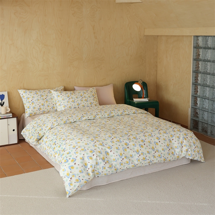 91家纺网 家纺一手货源 找家纺 棉眠 2024春季新品全棉四件套 花卉系列 第二批 蔓玉