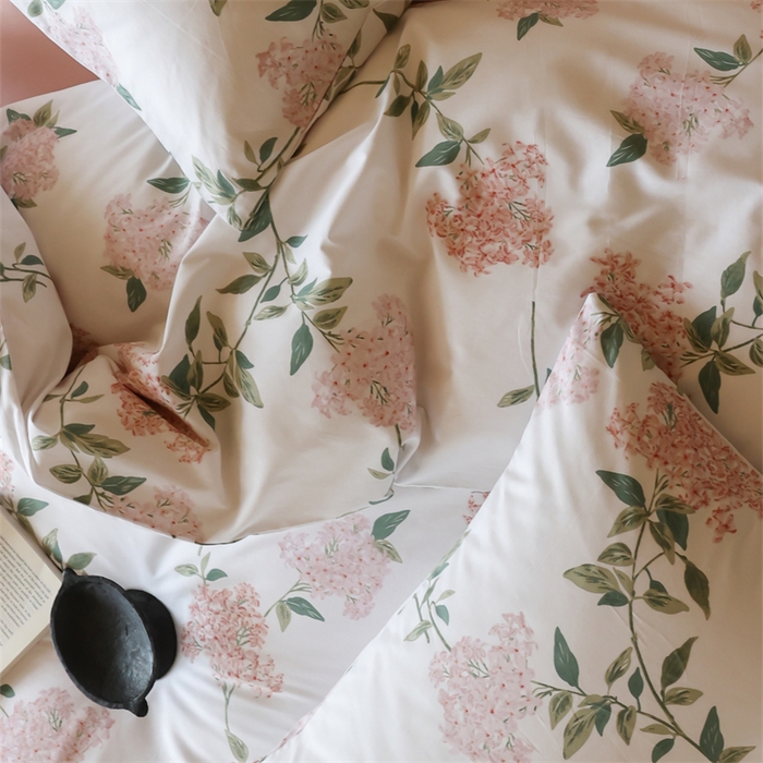 91家纺网 家纺一手货源 找家纺 2024春季新品全棉四件套 花卉系列 第一批 林间