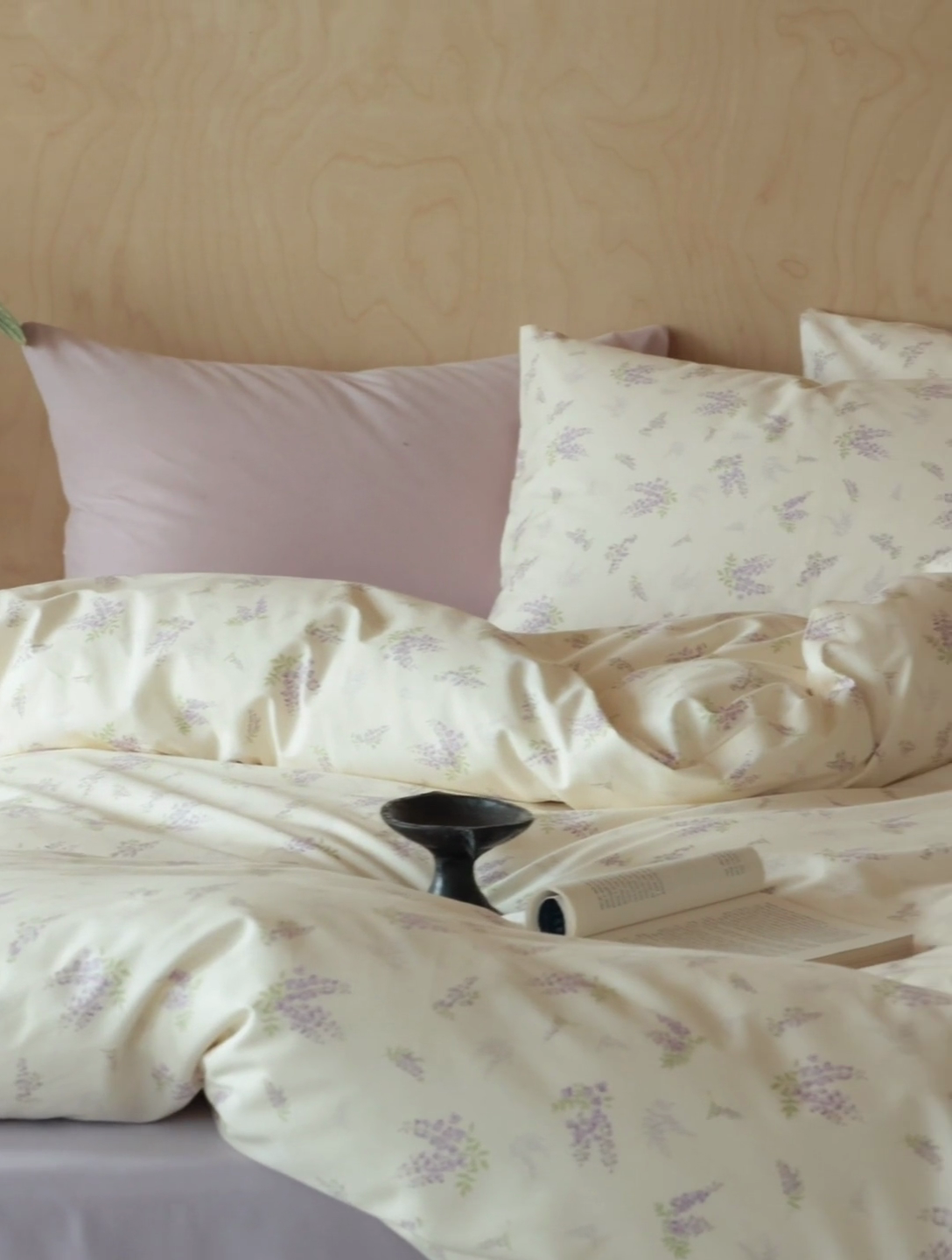 91家纺网 家纺一手货源 找家纺 2024春季新品全棉四件套 花卉系列 第一批 紫琅