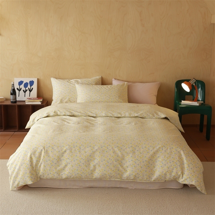 91家纺网 家纺一手货源 找家纺 2024春季新品全棉四件套 花卉系列 第一批 暖晴