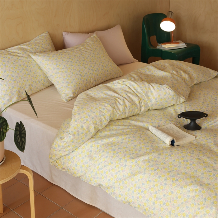 91家纺网 家纺一手货源 找家纺 2024春季新品全棉四件套 花卉系列 第一批 暖晴