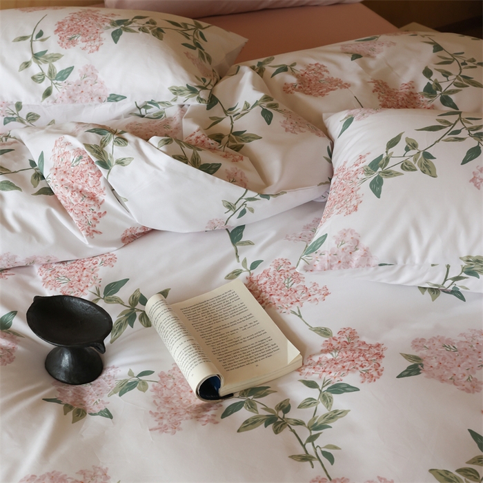 91家纺网 家纺一手货源 找家纺 （总）2024春季新品全棉四件套 花卉系列 第一批