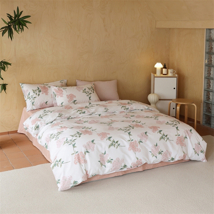 91家纺网 家纺一手货源 找家纺 2024春季新品全棉四件套 花卉系列 第一批 林间