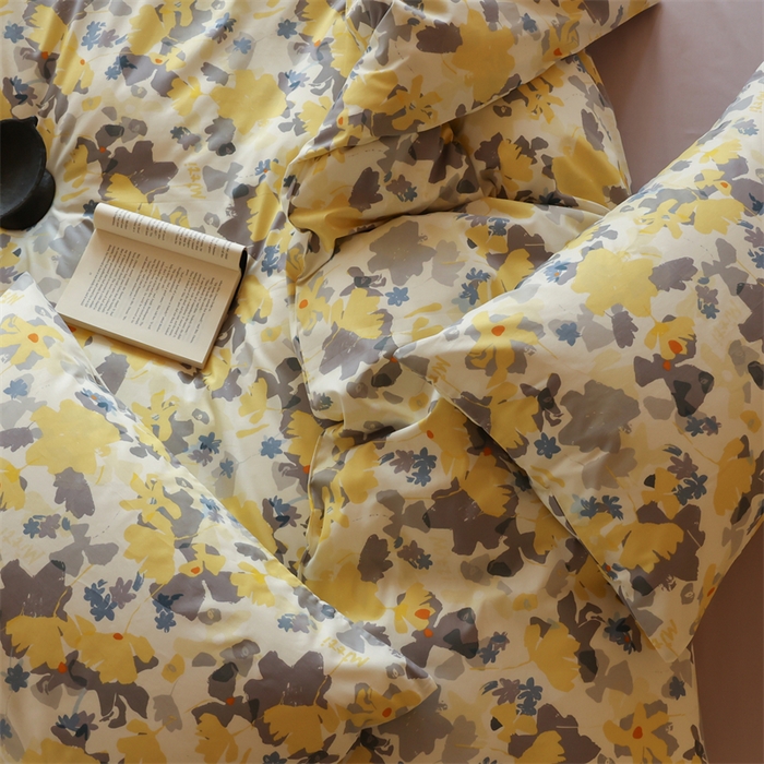 91家纺网 家纺一手货源 找家纺 棉眠 2024春季新品全棉四件套 花卉系列 第二批 花绘