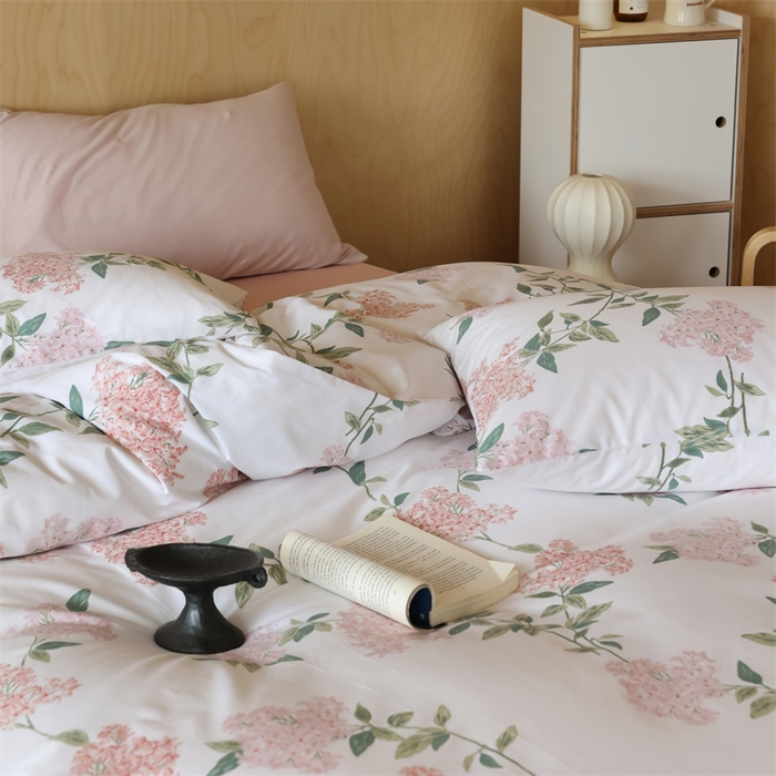 91家纺网 家纺一手货源 找家纺 2024春季新品全棉四件套 花卉系列 第一批 林间