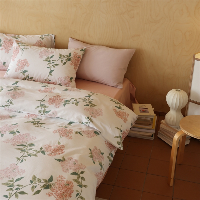 91家纺网 家纺一手货源 找家纺 2024春季新品全棉四件套 花卉系列 第一批 林间