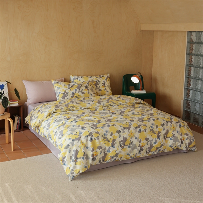 91家纺网 家纺一手货源 找家纺 棉眠 2024春季新品全棉四件套 花卉系列 第二批 花绘