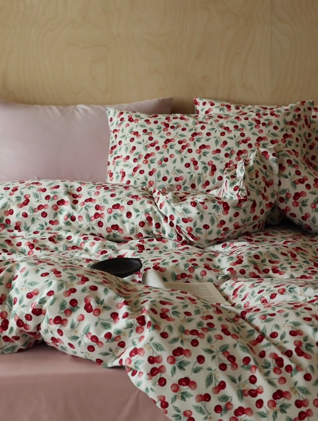 91家纺网 家纺一手货源 找家纺 2024春季新品全棉四件套 花卉系列 第一批 胭脂