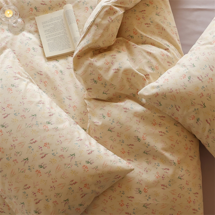 91家纺网 家纺一手货源 找家纺 棉眠 2024春季新品全棉四件套 花卉系列 第二批 安然