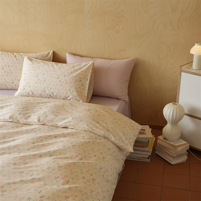 91家纺网 家纺一手货源 找家纺 棉眠 2024春季新品全棉四件套 花卉系列 第二批 安然