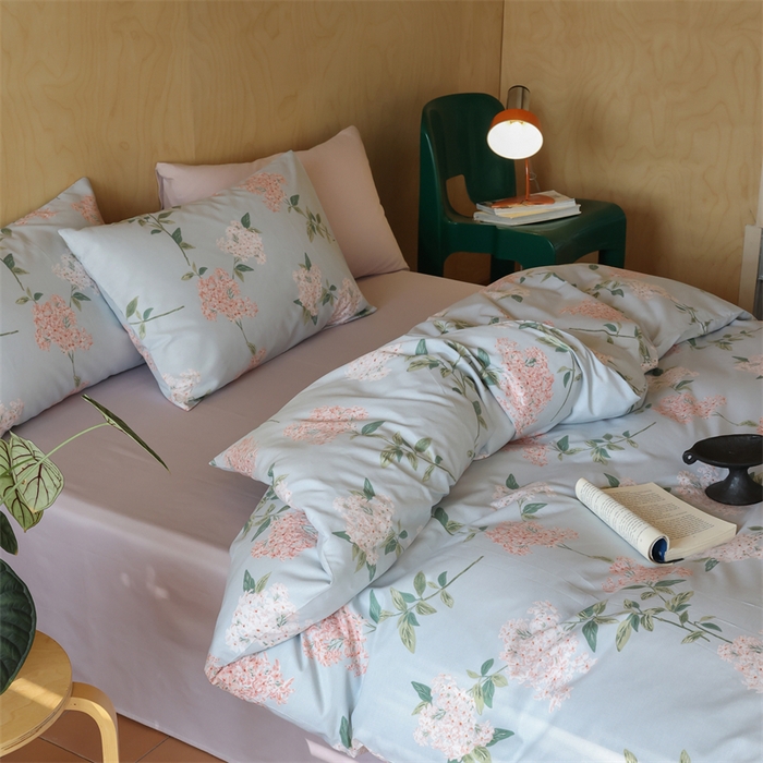 91家纺网 家纺一手货源 找家纺 棉眠 2024春季新品全棉四件套 花卉系列 第二批 如梦