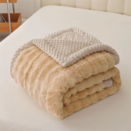 91家纺网 家纺一手货源 找家纺 （总）博尔菲 新款波斯绒豆豆被