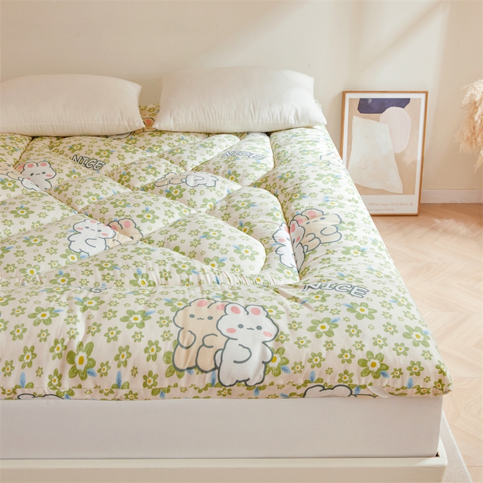 91家纺网 家纺一手货源 找家纺 富威堡家纺 2025新款植物羊绒棉花床垫 快乐巴布