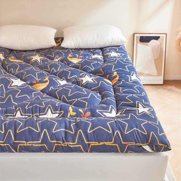 91家纺网 家纺一手货源 找家纺 富威堡家纺 2025新款植物羊绒棉花床垫 海洋童话