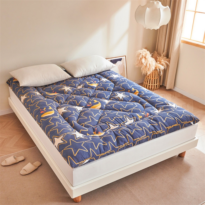 91家纺网 家纺一手货源 找家纺 富威堡家纺 2025新款植物羊绒棉花床垫 海洋童话