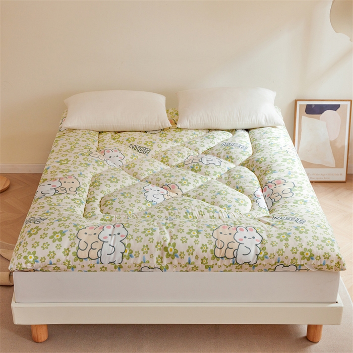 91家纺网 家纺一手货源 找家纺 富威堡家纺 2025新款植物羊绒棉花床垫 快乐巴布