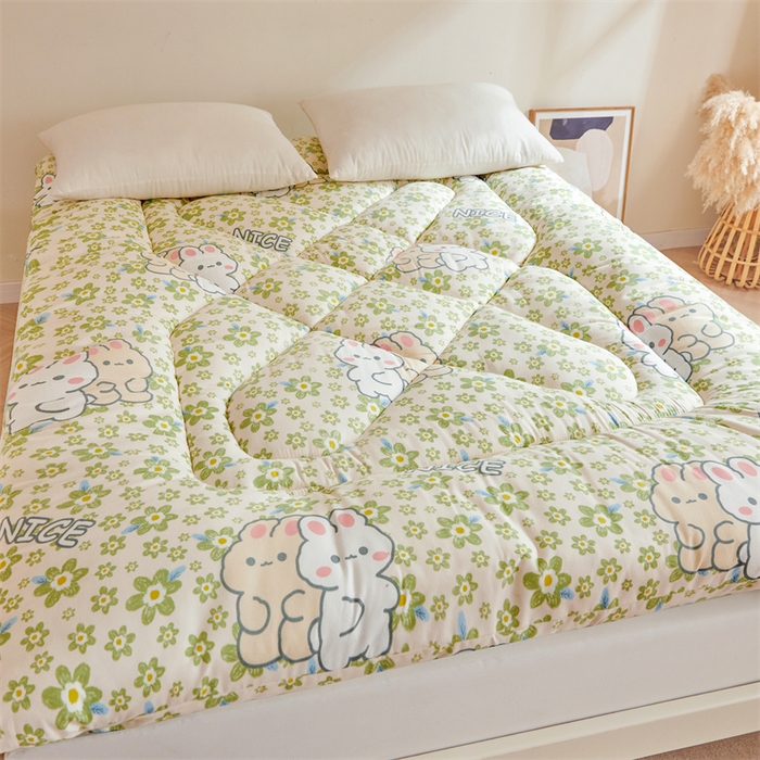 91家纺网 家纺一手货源 找家纺 富威堡家纺 2025新款植物羊绒棉花床垫 快乐巴布