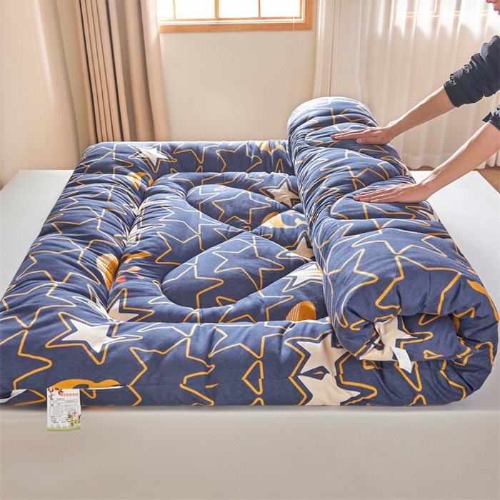 91家纺网 家纺一手货源 找家纺 富威堡家纺 2025新款植物羊绒棉花床垫 海洋童话